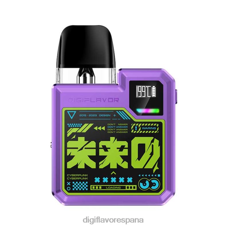 Digiflavor Digi-Q kit de cápsulas futuro morado XFFNX55 | Digiflavor Geekvape Disposable